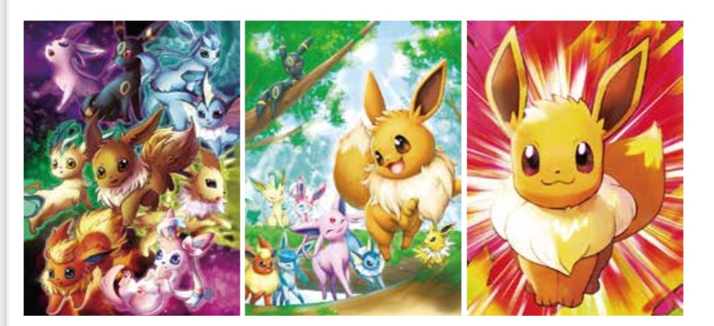 Pokémon Eevee Evolution featuring Pikachu!