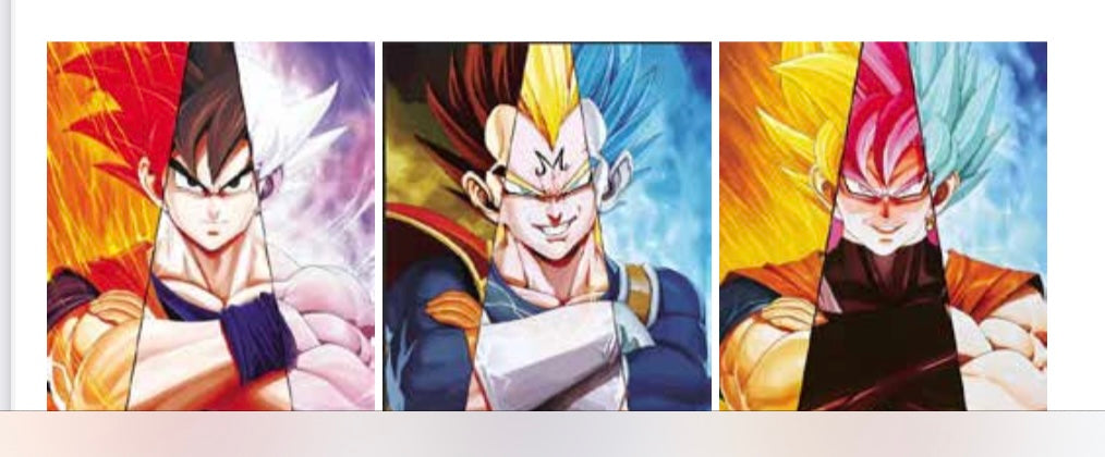 DBZ Goku and Vegeta The Ultimate Saiyans