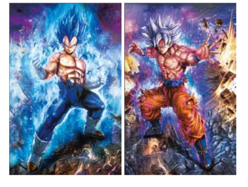 DBZ God Goku and Vegeta