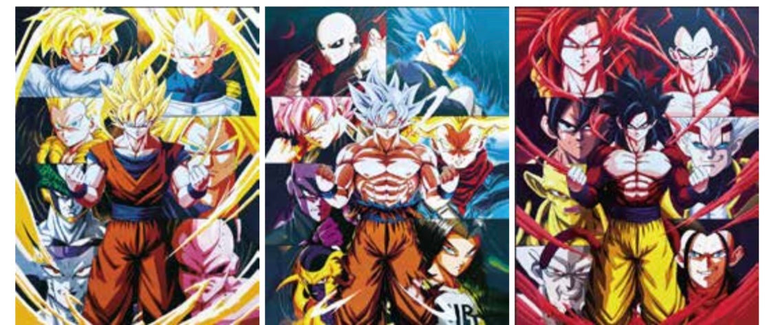 DBZ Goku through time