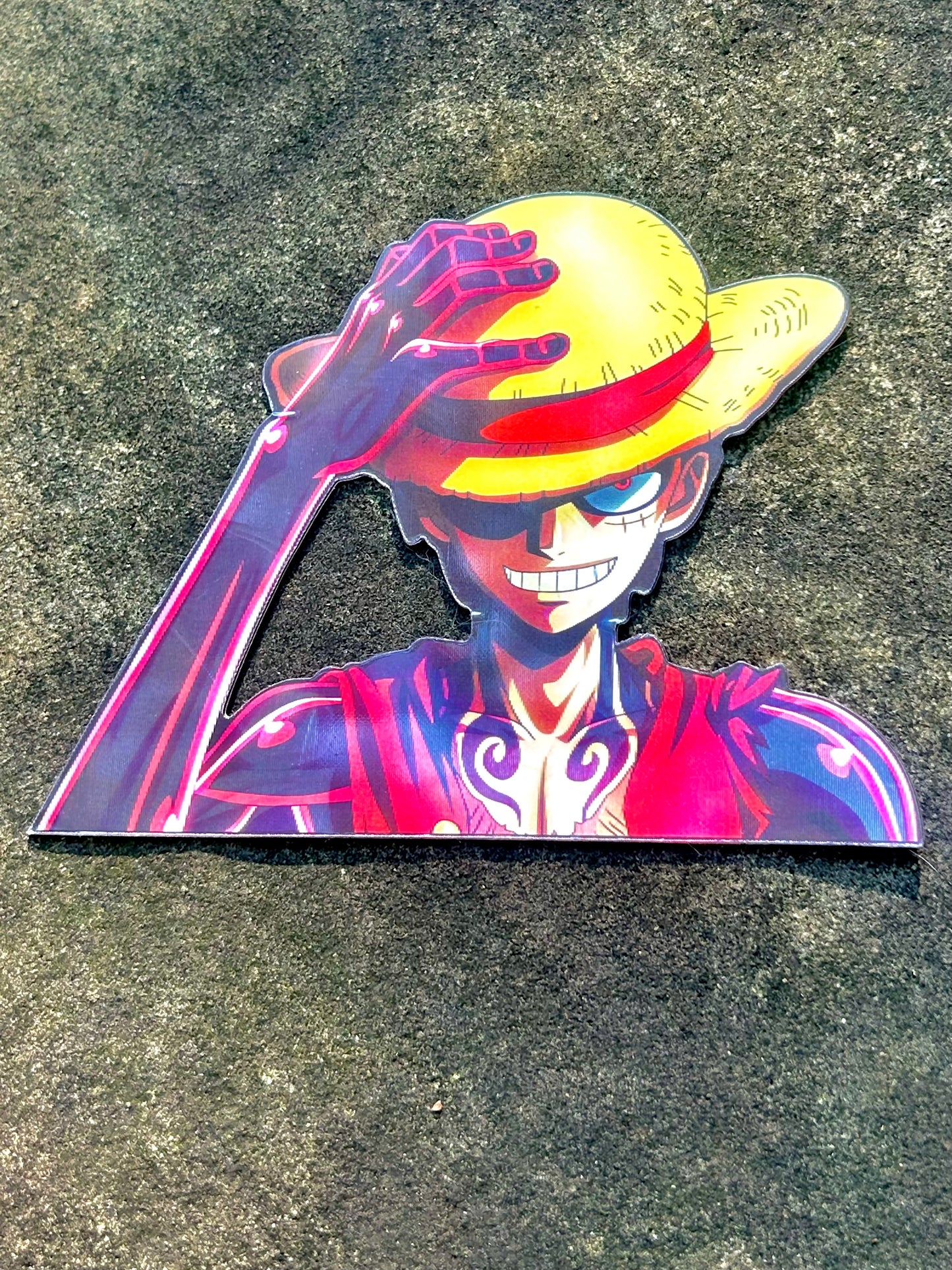 3DAK One Peice Luffy inspired 3D Sticker