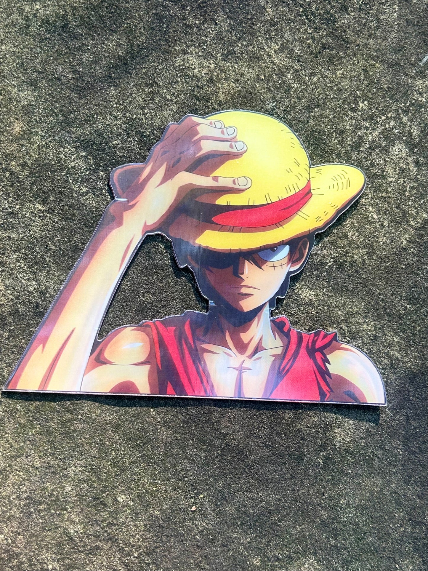 3DAK One Peice Luffy inspired 3D Sticker