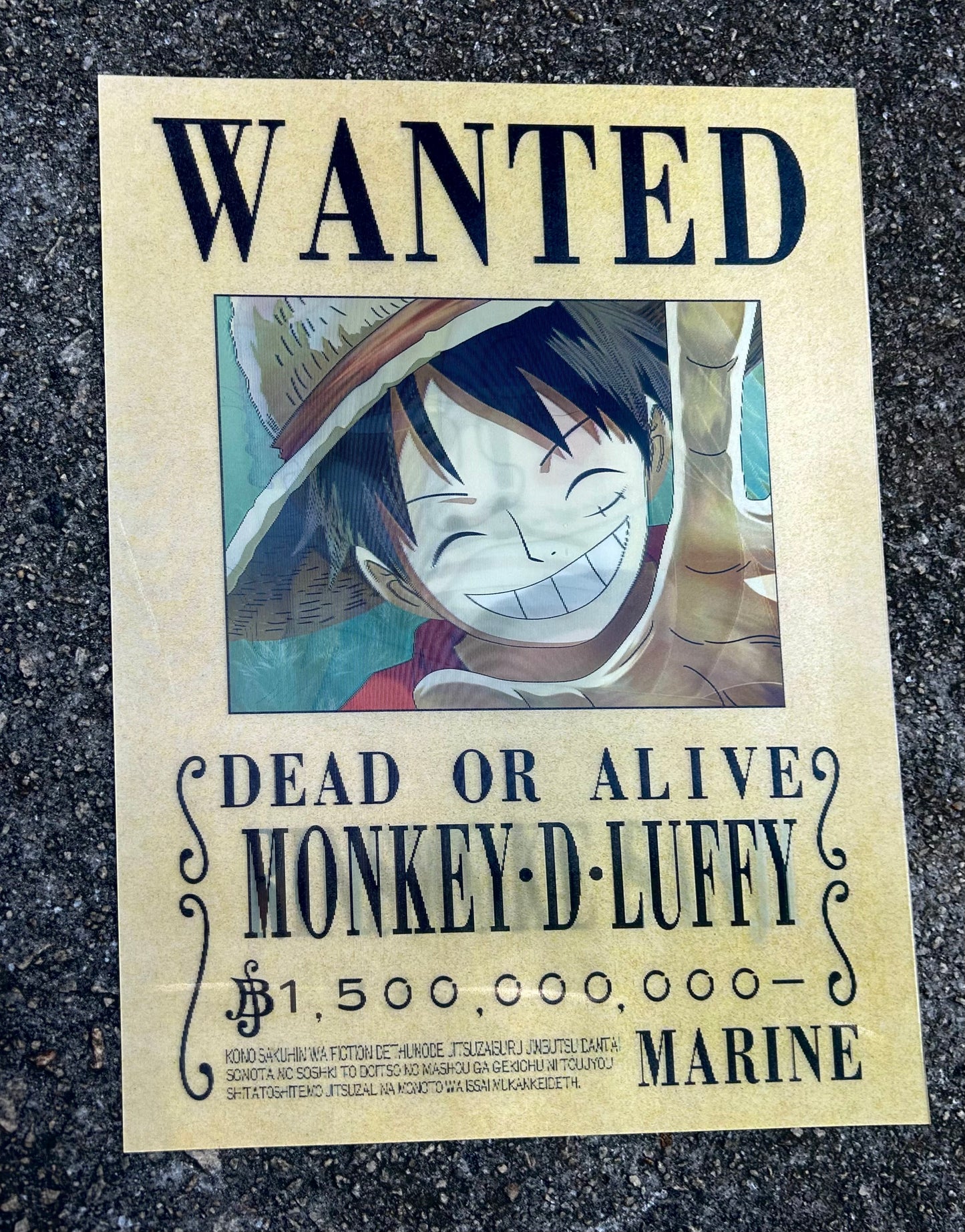 3DAK One Peice Wanted Posters