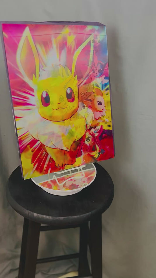 Pokémon Eevee Evolution featuring Pikachu!